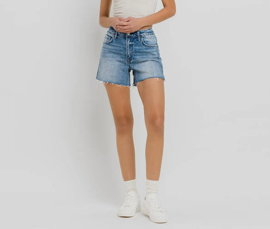 Vervet High Waist Clean Cut A Line Shorts