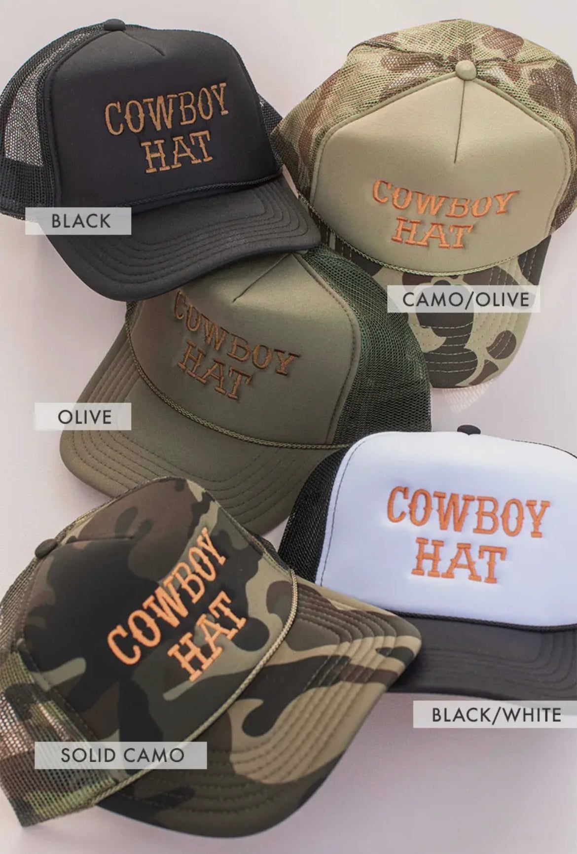 Cowboy Hat Trucker Hat