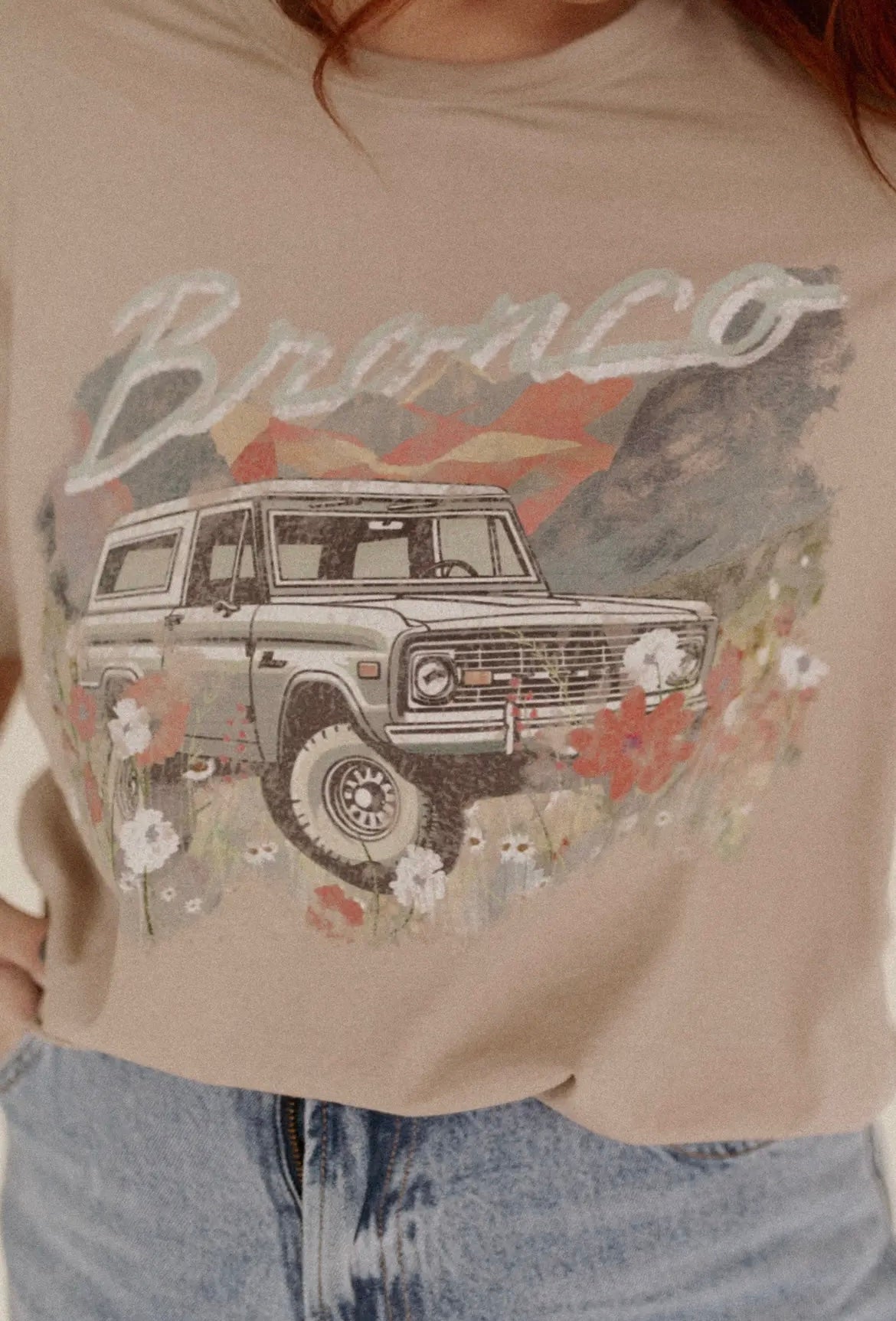 Bronco Floral Tee