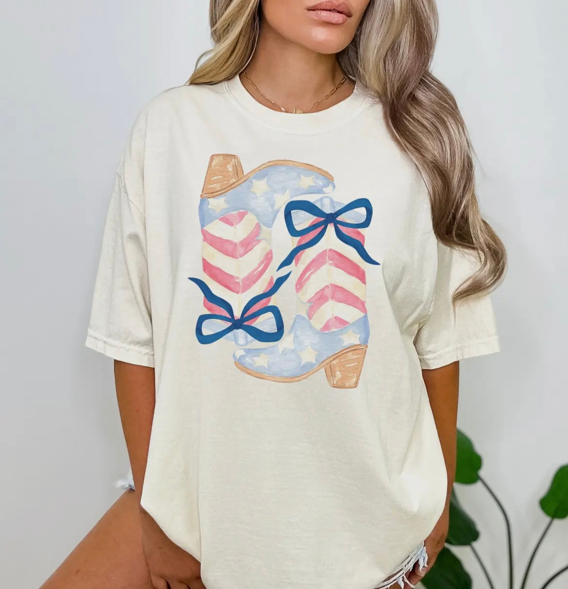 4th of July Boots Tee